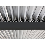 thumbnail of Alu Pergola HWC-L41, Lamellen-Pavillon Terrassenüberdachung, stabiles 8cm-Metall-Gestell 3x3,7m ~ anthrazit