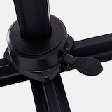 thumbnail of Parasol déporté 3x4m et 4 dalles à remplir aluminium taupe