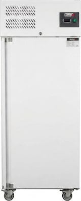 thumbnail of Romux® Kühlschrank mit 1 Tür 74 cm mit Umluftkühlung | Gastro Kühlschrank aus Edelstahl mit 650 L Kapazität - 3 Einlegeböden und 550 W