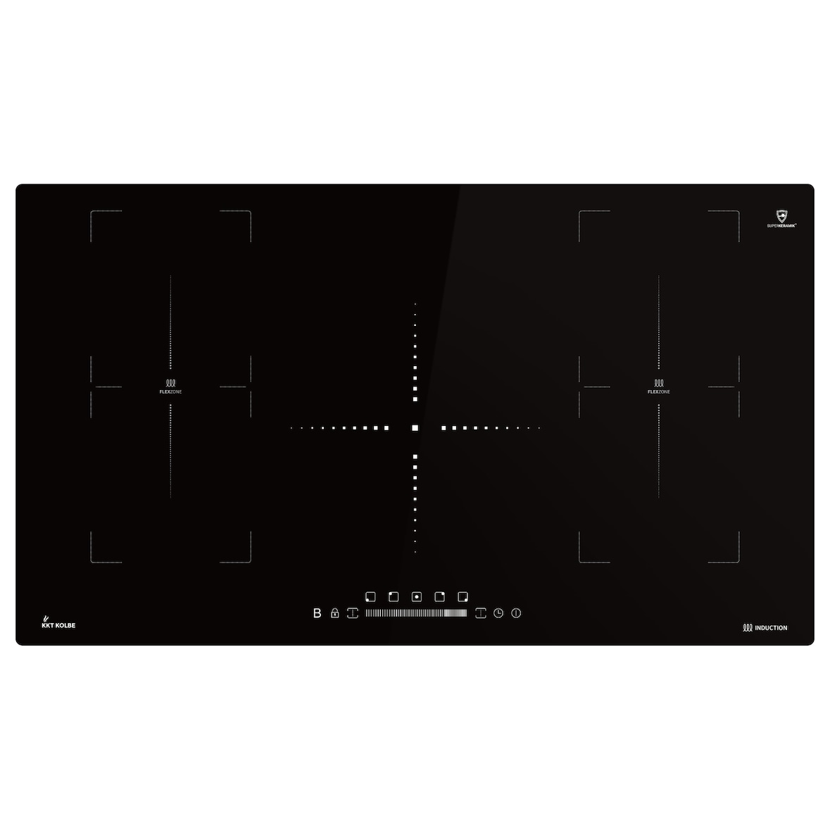 KKT KOLBE Einbau Induktionskochfeld Autark 90 cm  5 Zonen 9 Stufen Induktion