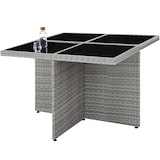 thumbnail of tectake Conjunto de rattan e alumínio MANHATTAN  Cinzento Claro