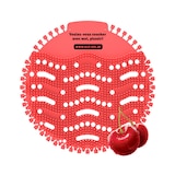 thumbnail of 12x Klo-Igel Urinaleinleger (Pissoirsieb, Pissoireinsatz, Urinalsieb) Kirsche: "Voulez-vouz coucher avec moi, pissoir?"