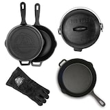 thumbnail of Set de 6 pièces Accessoires de Cuisson en Fonte Pré Assaisonné Pour Barbecue Camping Cuisine Extérieure PIT BOSS