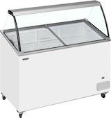 thumbnail of TEFCOLD Speiseeisvitrine IC401SCE+SO 352l Weiß