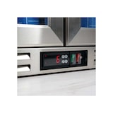 thumbnail of Frigo da banco/retrobanco per bibite inox con 2 porte battenti, altezza 84 cm - temp da 0°C a +10°C