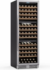 thumbnail of Klarstein Vinovilla Trio Weinkühlschrank | 144 Flaschen | 3 Zonen | 38 dB | 12 Regale | Kompressor | 413 Liter Edelstahl