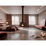 thumbnail of PURLINE Lareira a etanol de teto em aço preto e base piramidal SYKE PYRAMID