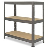 thumbnail of shelfplaza PRO 90x60x40 cm Schwerlastregal in grau mit 3 Böden und 200 kg Traglast pro Boden