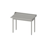 thumbnail of Stalgast Edelstahl Ablauftisch, Korbführung mit Gefälle, ohne Grundboden 800x750x880 mm, Anbauseite rechts, mit Aufkantung, verschweißt