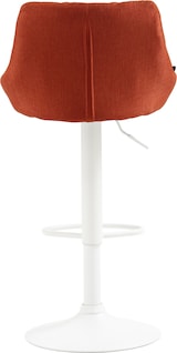 thumbnail of Barhocker Lazio Stoff orange/weiß