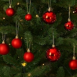 thumbnail of WellHome - Conjunto de 60 Bolas de navidad en Color Rojo