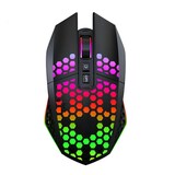 thumbnail of Souris Gaming Sans Fil Rechargeable 8 Boutons 1600DPI RGB Lumineuse YONIS