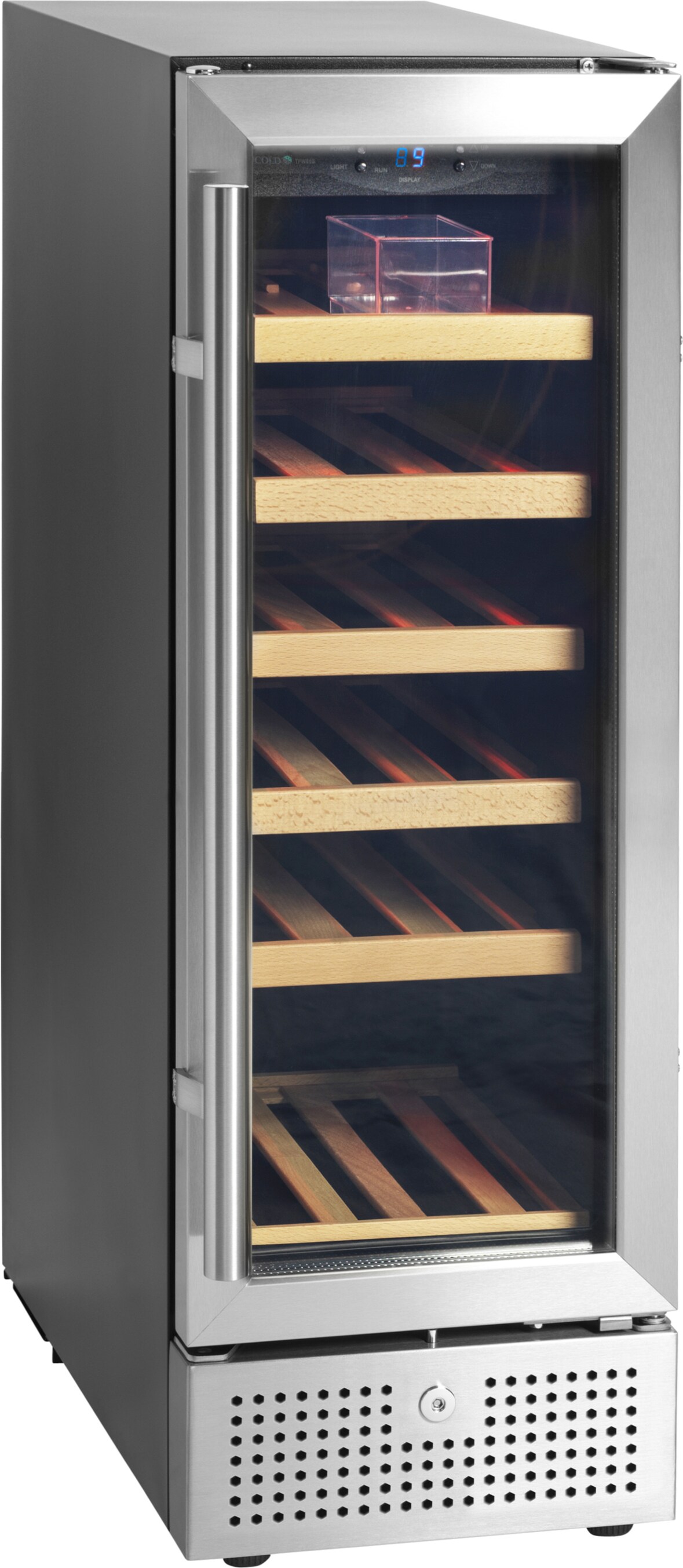 TEFCOLD Weinkühlschrank TFW100-S 80l Schwarz
