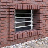thumbnail of Relaxdays Fenstergitter Einbruchschutz, ausziehbar, für außen, Stahl, 600 x 1000-1500 mm, Sicherheitsgitter, grau