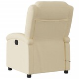 thumbnail of vidaXL Massagesessel Elektrisch Creme Stoff