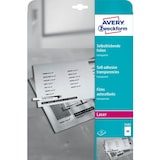 thumbnail of AVERY Zweckform 3482 Selbstklebefolie DIN A4 Transparent 210 x 297 mm 25 Blatt
