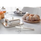 thumbnail of 6er Set Messerbank Messerbänkchen Kreuz, edel versilbert, anlaufgeschützt, Länge 7 cm