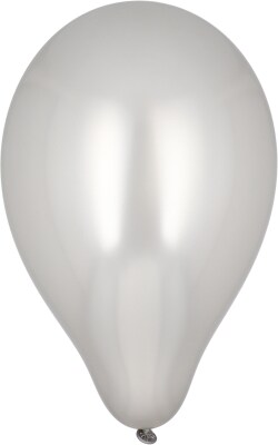 100 Luftballons Ø 25 cm silber