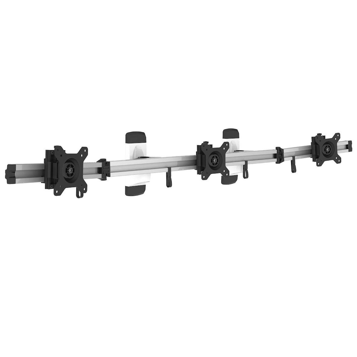 HFTEK®  3-Fach-Monitorarm - Halterung - Bildschirm - Wandhalterung für 3 Monitore von 15-27 Zoll mit VESA 75/100