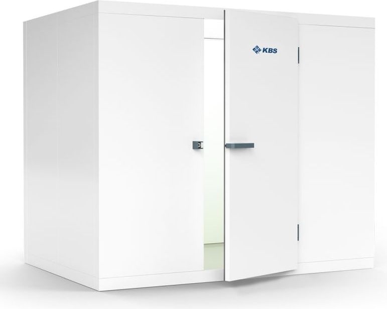 Cámara frigorífica KBS 2180x1380x2180 mm 1 puerta derecha, reversible, chapa de acero blanca 2,4 m²