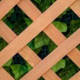 thumbnail of Outsunny jardinera con enrejado de madera maciza arriate macetero con soporte para trepadora cultivos plantas flores para terraza jardín 70x28x117 cm