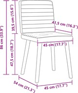 thumbnail of vidaXL Esszimmerstühle 4 Stk. Taupe Stoff