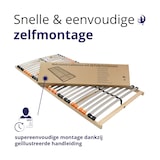 thumbnail of Lattenbodem 100x200 | 7 comfortzones | Verstelbare hardheid | Frame van beukenhout | Verende lattenbodem Made in Germany | Zelfmontage