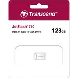 thumbnail of Transcend JetFlash? 710S USB-Stick 128 GB Silber TS128GJF710S USB-A (USB 3.2 Gen 1)