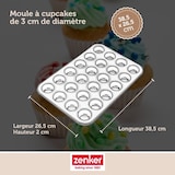 thumbnail of Moule à muffins 24 empreintes 38 x 26 cm Zenker Black Metallic