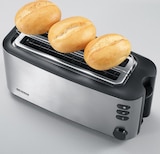 thumbnail of Tostador Automático de 2 ranuras largas Severin AT 2509 Acero inoxidable mate-negro 1400 W