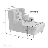 thumbnail of Big-Sessel inkl. 2x Zierkissen 55x55cm + 40x40cm Mareille