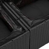 thumbnail of vidaXL Garten-Sofa-Set 7 pcs Schwarz 289 x 154 x 85 cm Poly Rattan