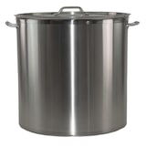 thumbnail of Kochtopf aus Edelstahl mit Randverstärkung und Deckel Ø60cm H60cm 169,6Liter