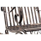thumbnail of Lot de 2 Fauteuils à bascule d'extérieur Smilla en fer forgé Bronze