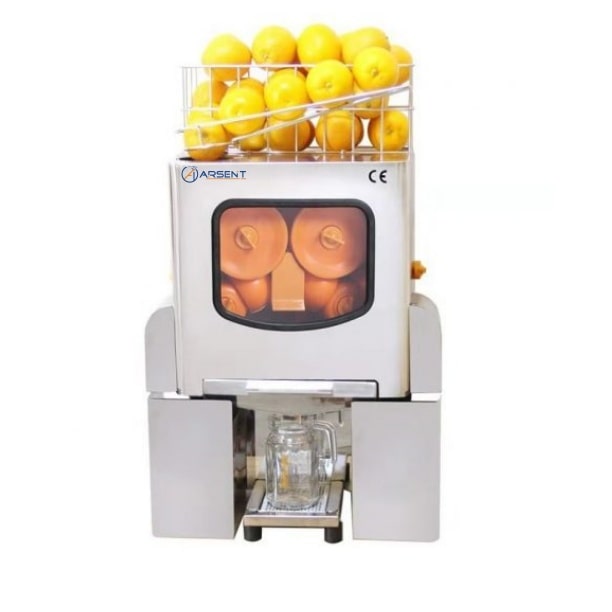 Exprimidor de Naranjas automatico, Modelo NS2000E-2S cubas Plastico