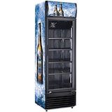 thumbnail of METRO Professional Réfrigérateur à boissons / Frigo vitré GSC2350B-BS, 62x63.6x201.1cm, 324L, froid ventilé, 180W, 1 porte vitrée, avec serrure