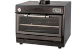 thumbnail of Horno Brasa Pira 80 Black puerta de cristal abatible