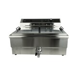 thumbnail of Elektro Tischfriteuse 25L - Mit Abflussventil