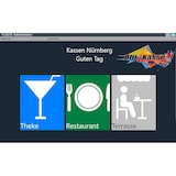 thumbnail of Mehrplatz Kassensystem für Restaurant mit Bestellterminal, Bondrucker, Hauptkasse/Netzwerk-Kasse