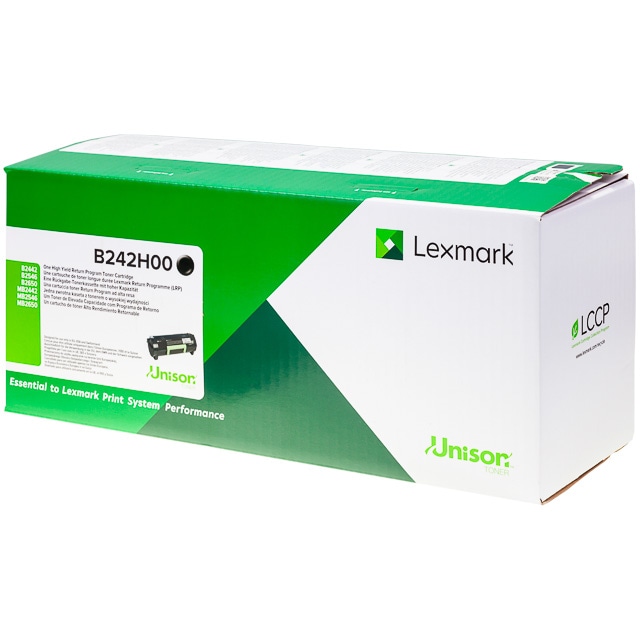 Lexmark B2442/ B2546/ B2650/ MB2442/ MB2546/ MB2650 Noir Cartouche de toner ORIGINALE - B242H00
