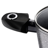 thumbnail of Bergner by Vissani pastaiola ad induzione 22x14.7cm in alluminio forgiato con coperchio