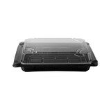 thumbnail of MONOUSO - Envase con Tapa Sushi PLA Negro 13,0x18,0 cm (100 Uds)