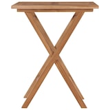 thumbnail of Mesa plegable de jardín madera maciza de teca 60x60x75 cm