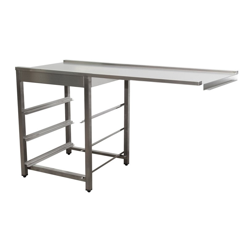 SARO Ablauftisch für Spülmaschine rechts, 1600mm