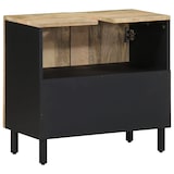 thumbnail of Helloshop26 - Retro-Waschtischunterschrank 62 x 33 x 58 cm mit großem Stauraum aus schwarzem Mangoholz 02_0057838