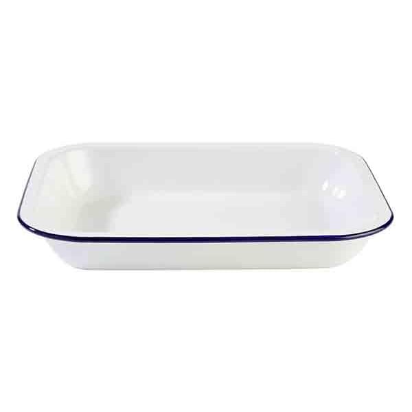 APS Schale -ENAMELWARE-28 x 23 cm, H: 4,5 cm