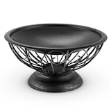 thumbnail of Tulip Feuerschale Ø75cmGrill Feuerstelle Funkenschutz Stahl brüniert Antik-Schwarz