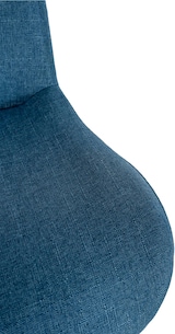 thumbnail of Barhocker Solon Chrom blau/Stoff