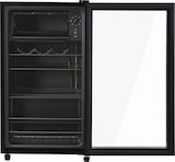 thumbnail of Merax Minibar Getränkekühlschrank mit Glastür, 40 x 43.5 x 71.6 cm, 76 L, E, 83 kWh/Jahr, 43 dB, schwarz