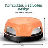 thumbnail of Emerio Pizzarette Original – Pizzaofen für 4 Personen – Pre-Bake-Funktion – handgefertigte Terrakotta-Kuppel – PO-115847.1 – 1000 W